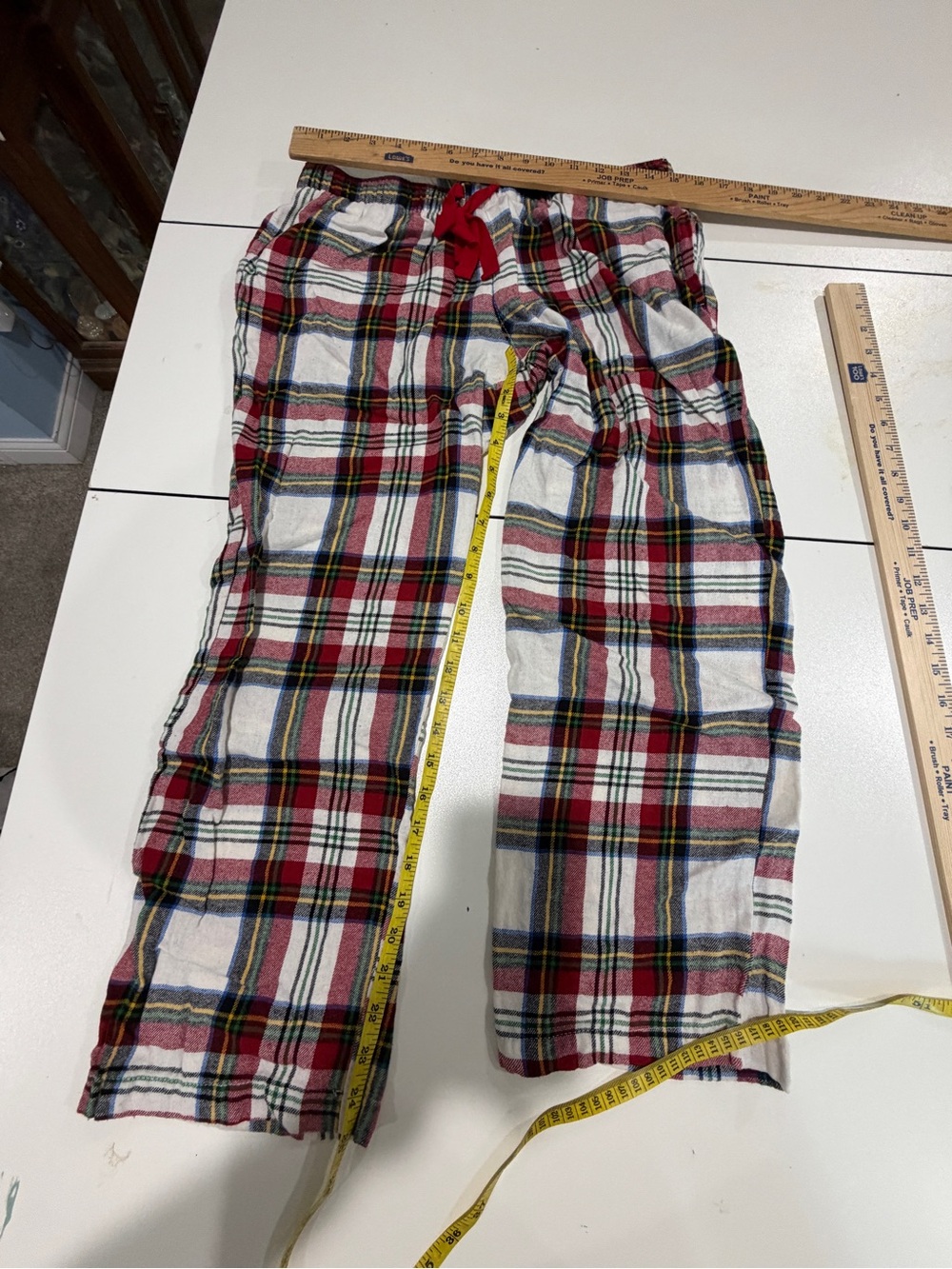 Old Navy Red Plaid Kids Lounge Pants